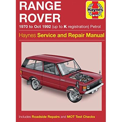 Haynes Publishing Range Rover V8 Petrol: 70-92 - Publicité Haynes Publishing Range Rover V8 Petrol: 70-92 - Publicité