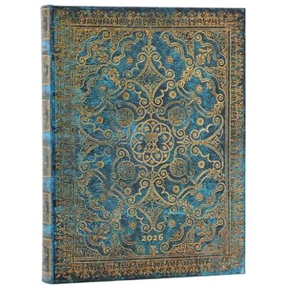 Paperblanks 2026 Azure (Equinoxe) Ultra 12-month Day-at-a-Time Hardcover Flexi Dayplanner 2026 (Elastic Band Closure) - Publicité Paperblanks 2026 Azure (Equinoxe) Ultra 12-month Day-at-a-Time Hardcover Flexi Dayplanner 2026 (Elastic Band Closure) - Publicité