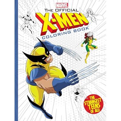 Scholastic The Official X-Men Coloring Book - Publicité Scholastic The Official X-Men Coloring Book - Publicité