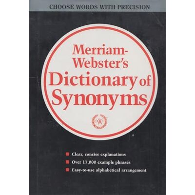 Collectif Merriam Webster'S Dictionary Of Synonyms - Publicité Collectif Merriam Webster'S Dictionary Of Synonyms - Publicité