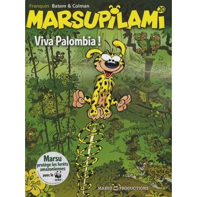 Colman Marsupilami Tome 20 Viva Palombia ! - Publicité Colman Marsupilami Tome 20 Viva Palombia ! - Publicité