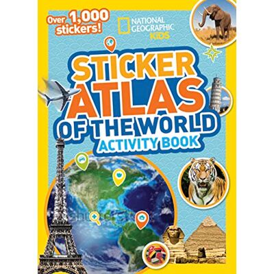 National Geographic Kids World Atlas Sticker Activity Book - Publicité National Geographic Kids World Atlas Sticker Activity Book - Publicité