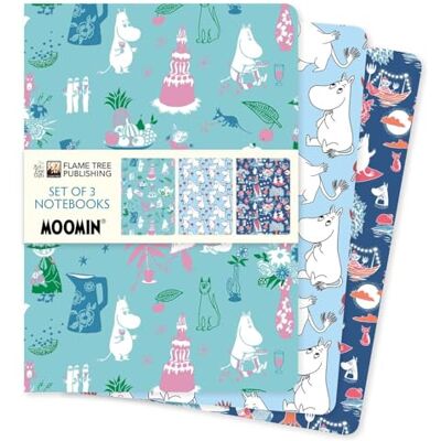 Moomin Classics Set of 3 Standard Notebooks - Publicité Moomin Classics Set of 3 Standard Notebooks - Publicité
