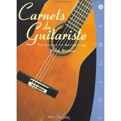 Rivoal, Yvon Carnets du guitariste Volume 1 - Publicité Rivoal, Yvon Carnets du guitariste Volume 1 - Publicité