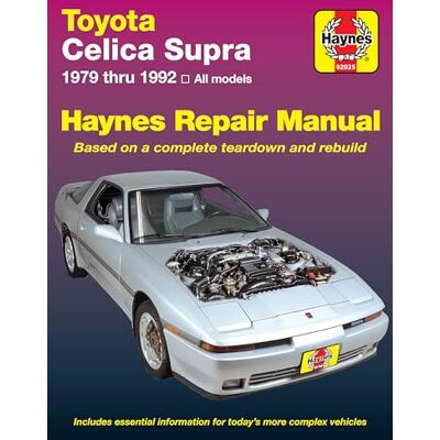 Haynes Toyota Cellica Supra, 1979-1992 - Publicité Haynes Toyota Cellica Supra, 1979-1992 - Publicité