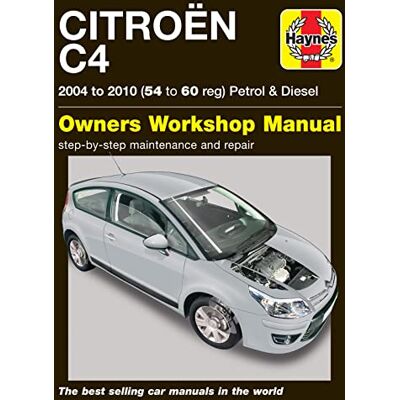 Haynes Citroen C4 Owners Workshop Manual: 04-10 - Publicité Haynes Citroen C4 Owners Workshop Manual: 04-10 - Publicité