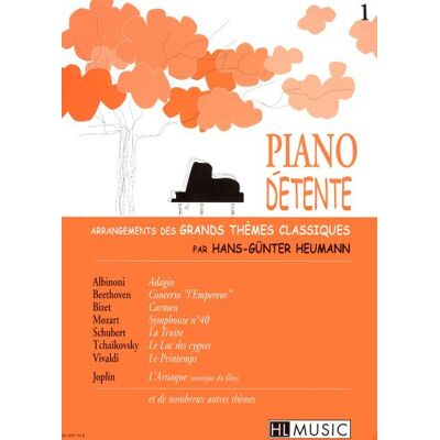 Heumann, Hans-Günter Piano détente Volume 1 - Publicité Heumann, Hans-Günter Piano détente Volume 1 - Publicité