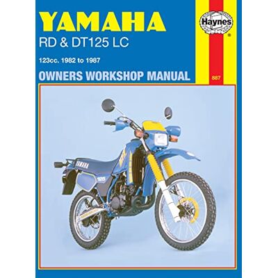 Haynes Yamaha Rd & Dt125lc, '82-'87 Repair Manual - Publicité Haynes Yamaha Rd & Dt125lc, '82-'87 Repair Manual - Publicité