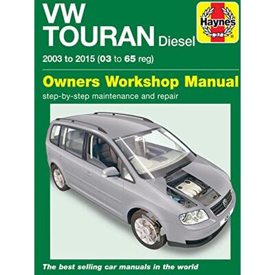 Haynes Volkswagen Touran Diesel (03 15) 03 to 65 Repair Manual - Publicité Haynes Volkswagen Touran Diesel (03 15) 03 to 65 Repair Manual - Publicité