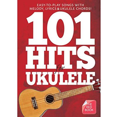 Various 101 Hits for Ukulele The Red Book Partition Ukulélé 101 Chansons Accords Paroles Livre Ukulélé Débutant Intermédiaire Mélodies Diagrammes Pratique Maison Cours Professeurs Élèves Répertoire - Publicité Various 101 Hits for Ukulele The Red Book Partition Ukulélé 101 Chansons Accords Paroles Livre Ukulélé Débutant Intermédiaire Mélodies Diagrammes Pratique Maison Cours Professeurs Élèves Répertoire - Publicité