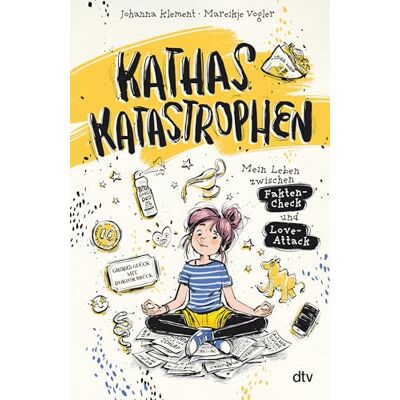 Klement, Johanna Kathas Katastrophen Mein Leben zwischen Fakten-Check und Love-Attack: Witzig illustrierter Comicroman ab 11 über die Höhen und Tiefen des Teenageralltags - Publicité Klement, Johanna Kathas Katastrophen Mein Leben zwischen Fakten-Check und Love-Attack: Witzig illustrierter Comicroman ab 11 über die Höhen und Tiefen des Teenageralltags - Publicité