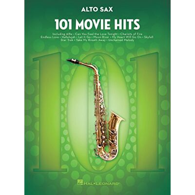 Divers, Auteurs 101 Movie Hits Alto Sax - Publicité Divers, Auteurs 101 Movie Hits Alto Sax - Publicité