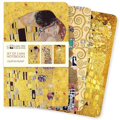 Gustav Klimt Mini Notebook Collection - Publicité Gustav Klimt Mini Notebook Collection - Publicité