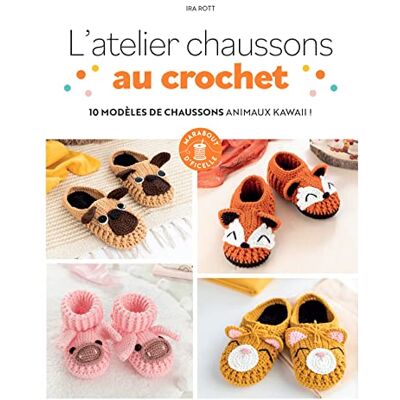 Rott, Ira L'atelier chaussons au crochet - Publicité Rott, Ira L'atelier chaussons au crochet - Publicité