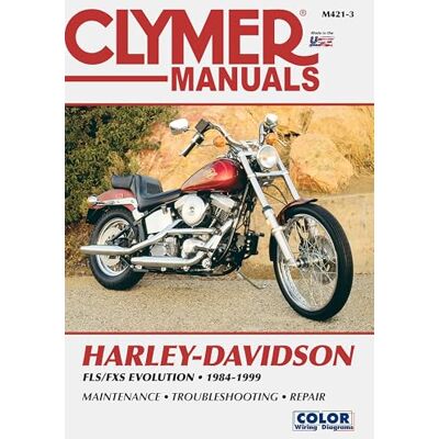 Haynes Publishing Clymer Harley-Davidson: Fx/Fl Softail Big-Twin Evolution 1984-1999 - Publicité Haynes Publishing Clymer Harley-Davidson: Fx/Fl Softail Big-Twin Evolution 1984-1999 - Publicité