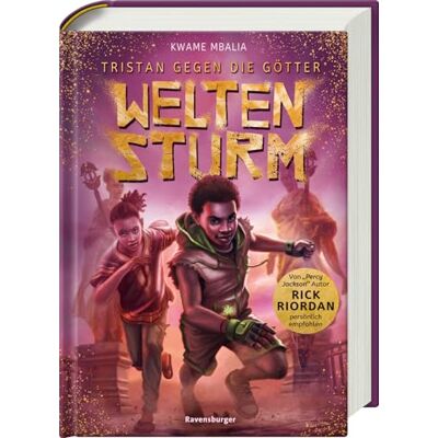 Mbalia, Kwame Tristan gegen die Götter, Band 2 Weltensturm - Publicité Mbalia, Kwame Tristan gegen die Götter, Band 2 Weltensturm - Publicité