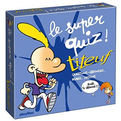 PLAYBAC EDITIONS Boîte Quiz Titeuf - Publicité PLAYBAC EDITIONS Boîte Quiz Titeuf - Publicité