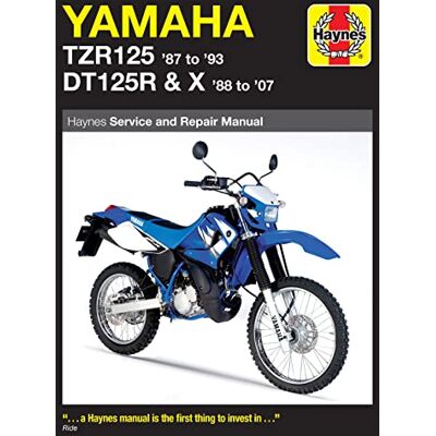Haynes Yamaha TZR125 (87 93) & DT125R/X (88 07) - Publicité Haynes Yamaha TZR125 (87 93) & DT125R/X (88 07) - Publicité