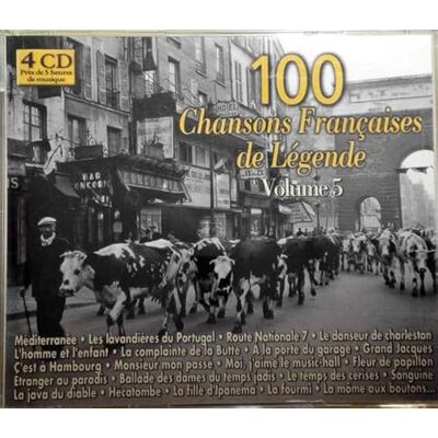 Various 100 Chansons Francaises de Legendes - Publicité Various 100 Chansons Francaises de Legendes - Publicité