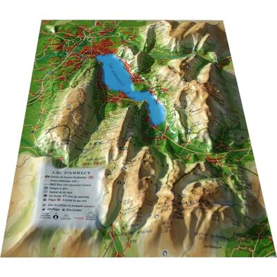 3DMAP CARTE EN RELIEF DU LAC D'ANNECY: CARTE EN RELIEF DU LAC D'ANNECY - Publicité 3DMAP CARTE EN RELIEF DU LAC D'ANNECY: CARTE EN RELIEF DU LAC D'ANNECY - Publicité