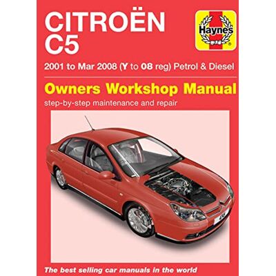Haynes Citroen C5 Petrol & Diesel (01 Mar 08) Repair Manual - Publicité Haynes Citroen C5 Petrol & Diesel (01 Mar 08) Repair Manual - Publicité
