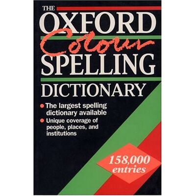 Collectif The Oxford Spelling Dictionary - Publicité Collectif The Oxford Spelling Dictionary - Publicité