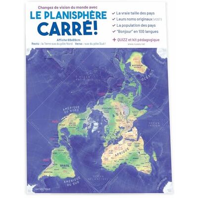 Xxx Planisphère Carré - Publicité Xxx Planisphère Carré - Publicité