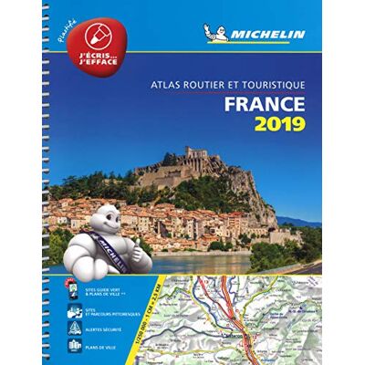 Michelin Atlas Atlas Routier France 2019 Plastifié - Publicité Michelin Atlas Atlas Routier France 2019 Plastifié - Publicité