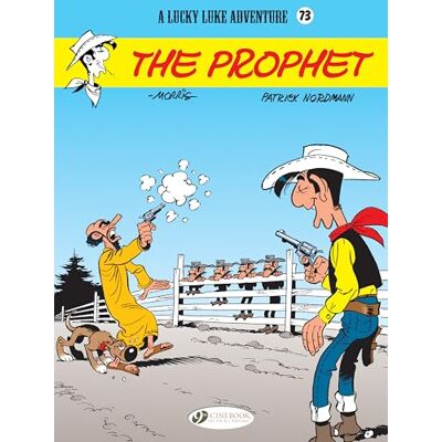 Morris Lucky Luke Volume 73 The Prophet (73) - Publicité Morris Lucky Luke Volume 73 The Prophet (73) - Publicité
