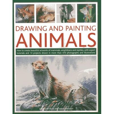 Truss, Jonathan Drawing and Painting Animals: How to Create Beautiful Artworks of Mammals, Amphibians and Reptiles, With Expert Tutorials and 14 Projects Shown in More Than 470 Photographs and Illustrations - Publicité Truss, Jonathan Drawing and Painting Animals: How to Create Beautiful Artworks of Mammals, Amphibians and Reptiles, With Expert Tutorials and 14 Projects Shown in More Than 470 Photographs and Illustrations - Publicité