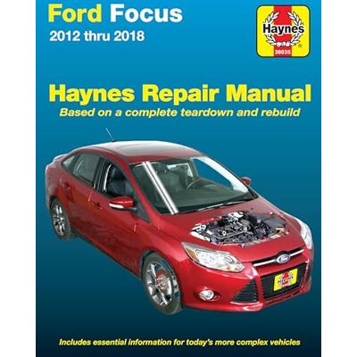 Haynes Ford Focus Repair Manual: 2012 Thru 2014 - Publicité Haynes Ford Focus Repair Manual: 2012 Thru 2014 - Publicité