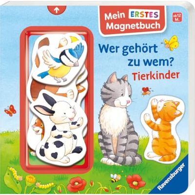 Grimm, Sandra Mein erstes Magnetbuch Wer gehört zu wem? Tierkinder - Publicité Grimm, Sandra Mein erstes Magnetbuch Wer gehört zu wem? Tierkinder - Publicité