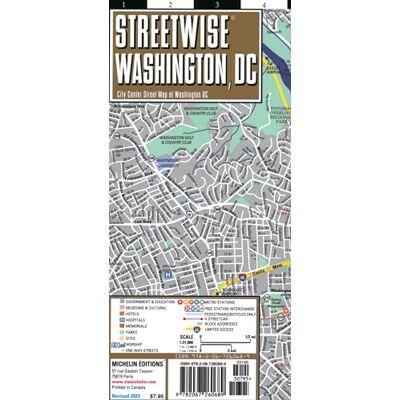 Michelin Streetwise Washington Dc Map City Center Street Map of Washington, Dc - Publicité Michelin Streetwise Washington Dc Map City Center Street Map of Washington, Dc - Publicité