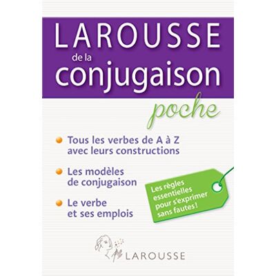 Larousse de la Conjugaison poche - Publicité Larousse de la Conjugaison poche - Publicité