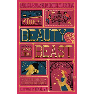 Villenueve, Gabrielle-Suzanna Barbot de Beauty and the Beast, The (MinaLima Edition): (Illustrated with Interactive Elements) – A Deluxe Fairy Tale Romance and Epic Fantasy Adventure - Publicité Villenueve, Gabrielle-Suzanna Barbot de Beauty and the Beast, The (MinaLima Edition): (Illustrated with Interactive Elements) – A Deluxe Fairy Tale Romance and Epic Fantasy Adventure - Publicité