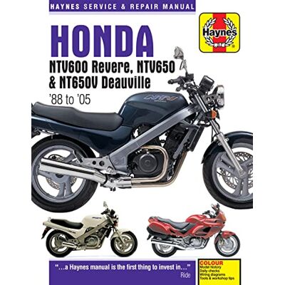 Haynes Honda Ntv600 Revere, Ntv650 & Ntv650v Deauville '88 to '05 Repair Manual: 88-05 - Publicité Haynes Honda Ntv600 Revere, Ntv650 & Ntv650v Deauville '88 to '05 Repair Manual: 88-05 - Publicité
