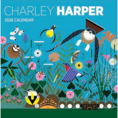 Charley Harper 2026 Wall Calendar - Publicité Charley Harper 2026 Wall Calendar - Publicité