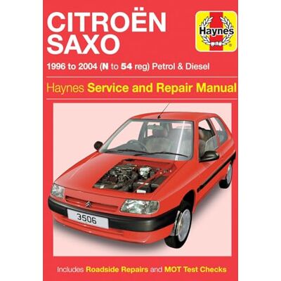 Haynes Citroen Saxo Petrol & Diesel (96 04) Repair Manual - Publicité Haynes Citroen Saxo Petrol & Diesel (96 04) Repair Manual - Publicité