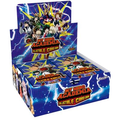 Jasco My Hero Academia LCG Booster Boîte avec Affichage de 24 enveloppes - Publicité Jasco My Hero Academia LCG Booster Boîte avec Affichage de 24 enveloppes - Publicité