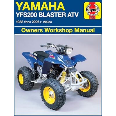 Haynes Yamaha YFS200 Blaster ATV: 1988 thru 2006, 200cc - Publicité Haynes Yamaha YFS200 Blaster ATV: 1988 thru 2006, 200cc - Publicité