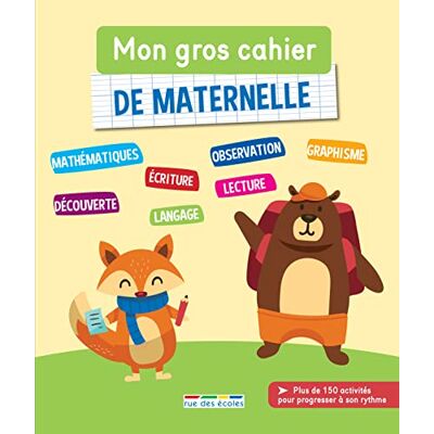 Collectif Mon gros cahier de maternelle - Publicité Collectif Mon gros cahier de maternelle - Publicité