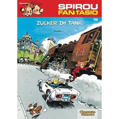 Fournier Spirou und Fantasio 19. Zucker im Tank: (Neuedition) - Publicité Fournier Spirou und Fantasio 19. Zucker im Tank: (Neuedition) - Publicité