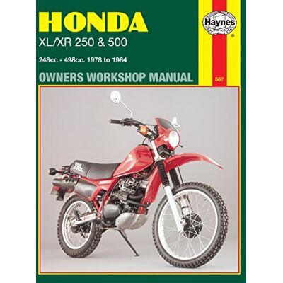 Haynes Honda XL/XR 250 and 500 Owners Workshop Manual: 78-84 - Publicité Haynes Honda XL/XR 250 and 500 Owners Workshop Manual: 78-84 - Publicité