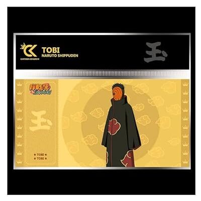Golden Ticket Naruto Shippuden Col.2 Tobi Cartes à Collectionner - Publicité Golden Ticket Naruto Shippuden Col.2 Tobi Cartes à Collectionner - Publicité