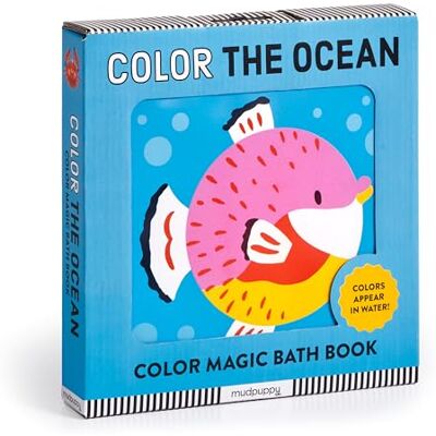 Mudpuppy Color the Ocean Color Magic Bath Book - Publicité Mudpuppy Color the Ocean Color Magic Bath Book - Publicité