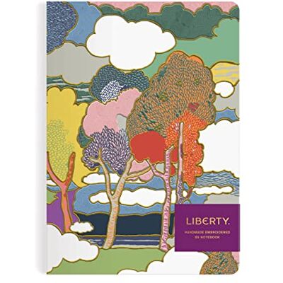Galison Liberty Prospect Road B5 Handmade Embroidered Journal - Publicité Galison Liberty Prospect Road B5 Handmade Embroidered Journal - Publicité