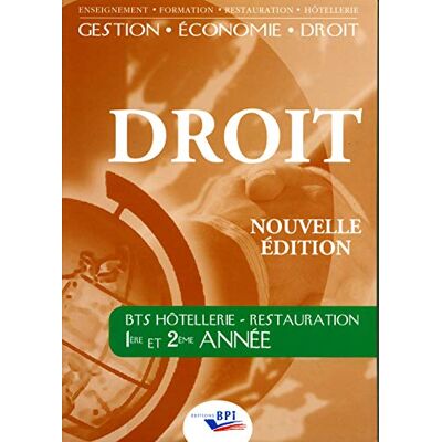 Oulé, Jean-Claude Droit BTS Hôtellerie Restauration 1ère et 2ème année - Publicité Oulé, Jean-Claude Droit BTS Hôtellerie Restauration 1ère et 2ème année - Publicité