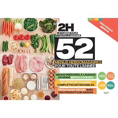 Collectif Organiseur menu en 2h tome 2: Nouveaux menus - Publicité Collectif Organiseur menu en 2h tome 2: Nouveaux menus - Publicité