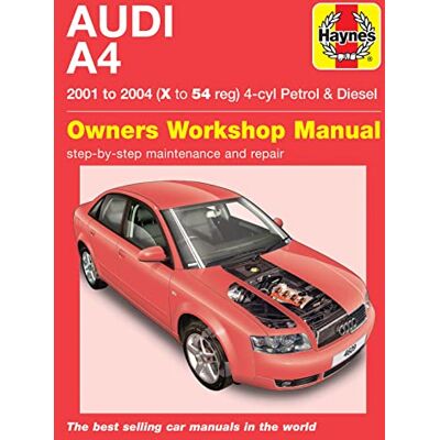 Haynes Audi A4 Petrol & Diesel (01 04) Repair Manual - Publicité Haynes Audi A4 Petrol & Diesel (01 04) Repair Manual - Publicité