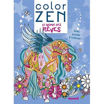Collectif Color Zen poster Le monde des rêves - Publicité Collectif Color Zen poster Le monde des rêves - Publicité